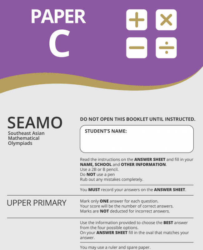 SEAMO PAPER C – Practice Course