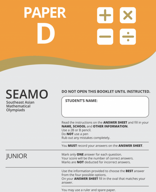 SEAMO PAPER D – Practice Course
