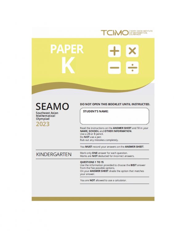 SEAMO SAMPLE PAPER K – LMS – SEAMO Sri Lanka